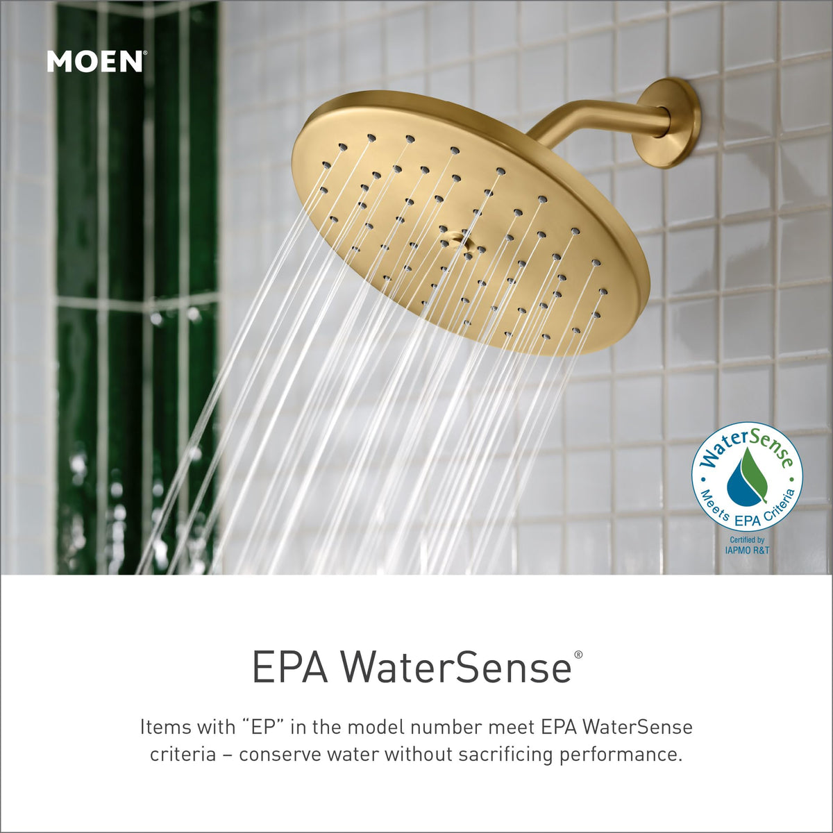 Moen CIA single-handle control for easy flow and temperature