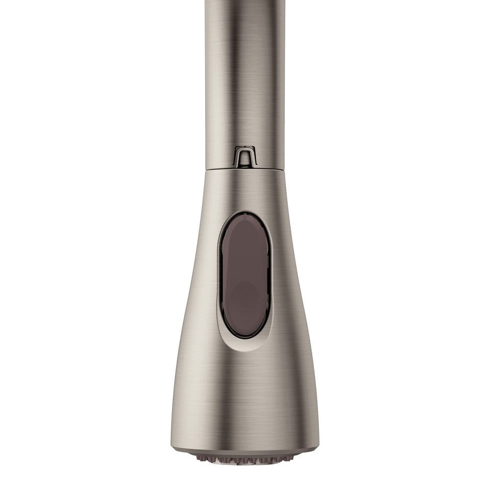 Moen Classic Stainless spray head with smooth stream-to-spray transition