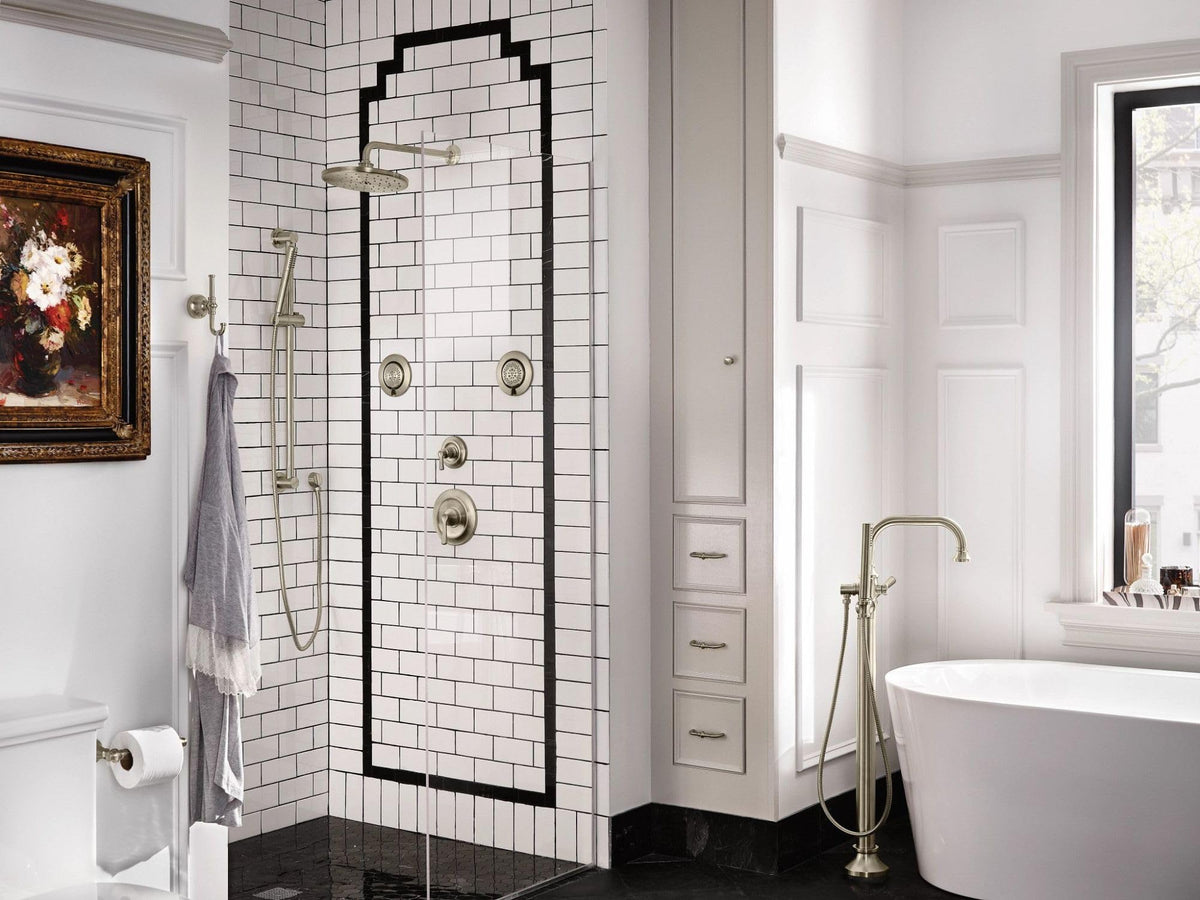 Moen 1/2 inch IPS connection for standard shower installation