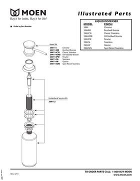 Moen deck-mounted installation demonstrates secure integration with the sink.