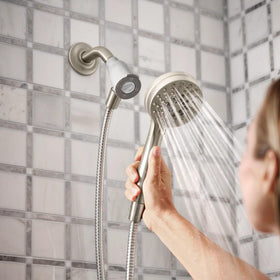 Moen Engage durable stainless-steel construction withstands daily use.