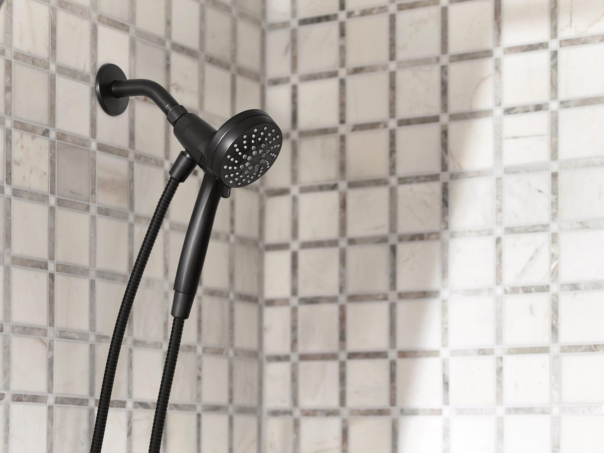 Easy installation for Moen Engage with standard shower arm.