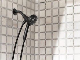 Easy installation for Moen Engage with standard shower arm.