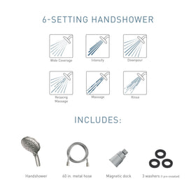 Moen Engage kink-free metal hose provides extended reach for rinsing and cleaning.