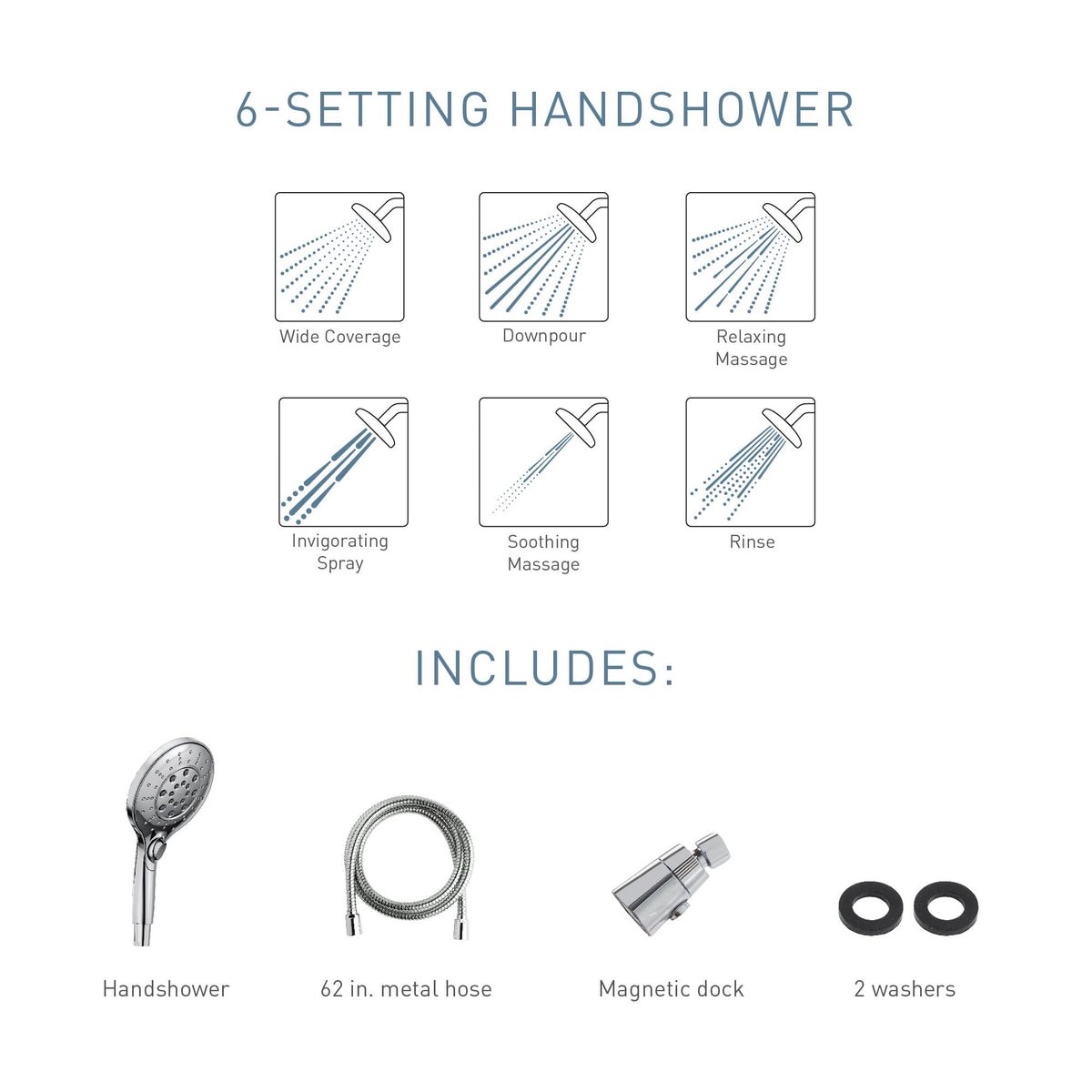 Moen Engage Magnetix flexible metal hose enabling easy reach and rinsing.
