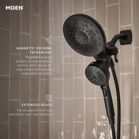 Moen Engage 60-inch hose enables extended reach and flexible movement