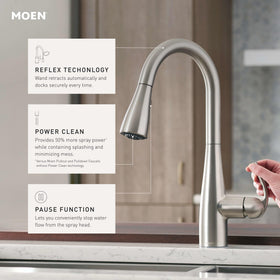 Power Clean spray delivers stronger cleaning power for quick results.