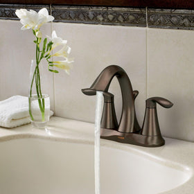 Moen Eva 4-inch centerset installation layout for easy upgrade
