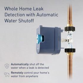 Moen Flo app-control interface demonstrates remote monitoring and quick adjustments