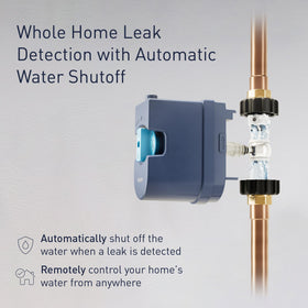 Moen Flo app control and notifications keep you informed and empowered away from home.