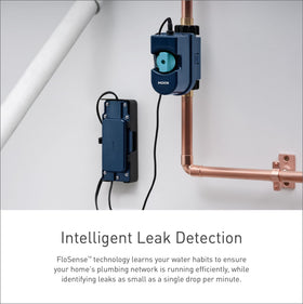 Moen Flo 1-1/4-inch valve fits standard pipes for versatile installation.