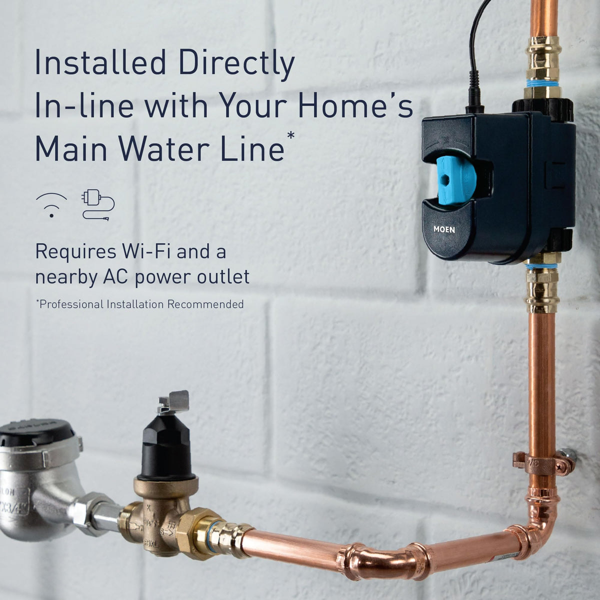 Moen Flo compatibility with Alarm.com and Google Assistant expands smart home options.