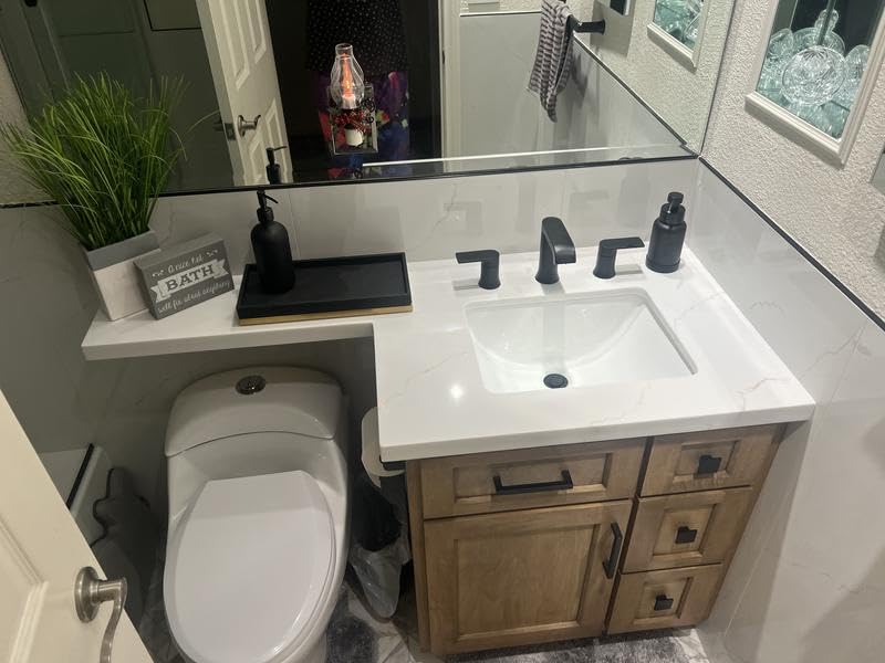 Moen Genta 84763BL packaging indicates durable product protection.