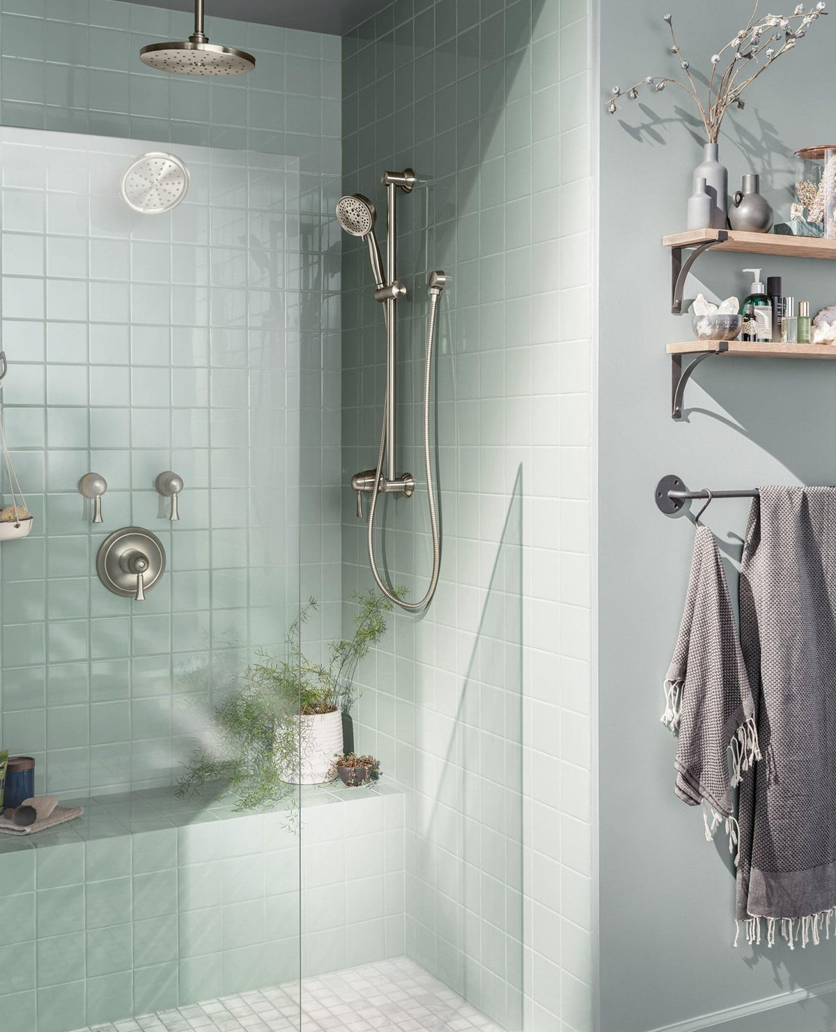Moen hose-wall connector installation ready with secure fit