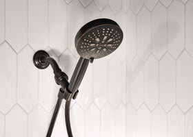 Moen Hydro Energetix eight spray settings dial for customization