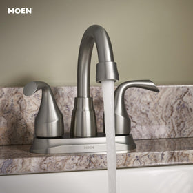 Moen Idora ADA-compliant faucet visual check for accessibility.