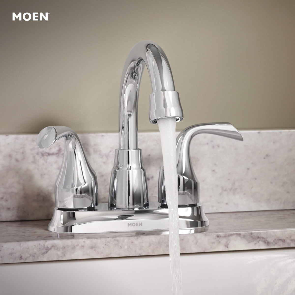 Moen Idora every drop safe faucet meeting water safety standards.
