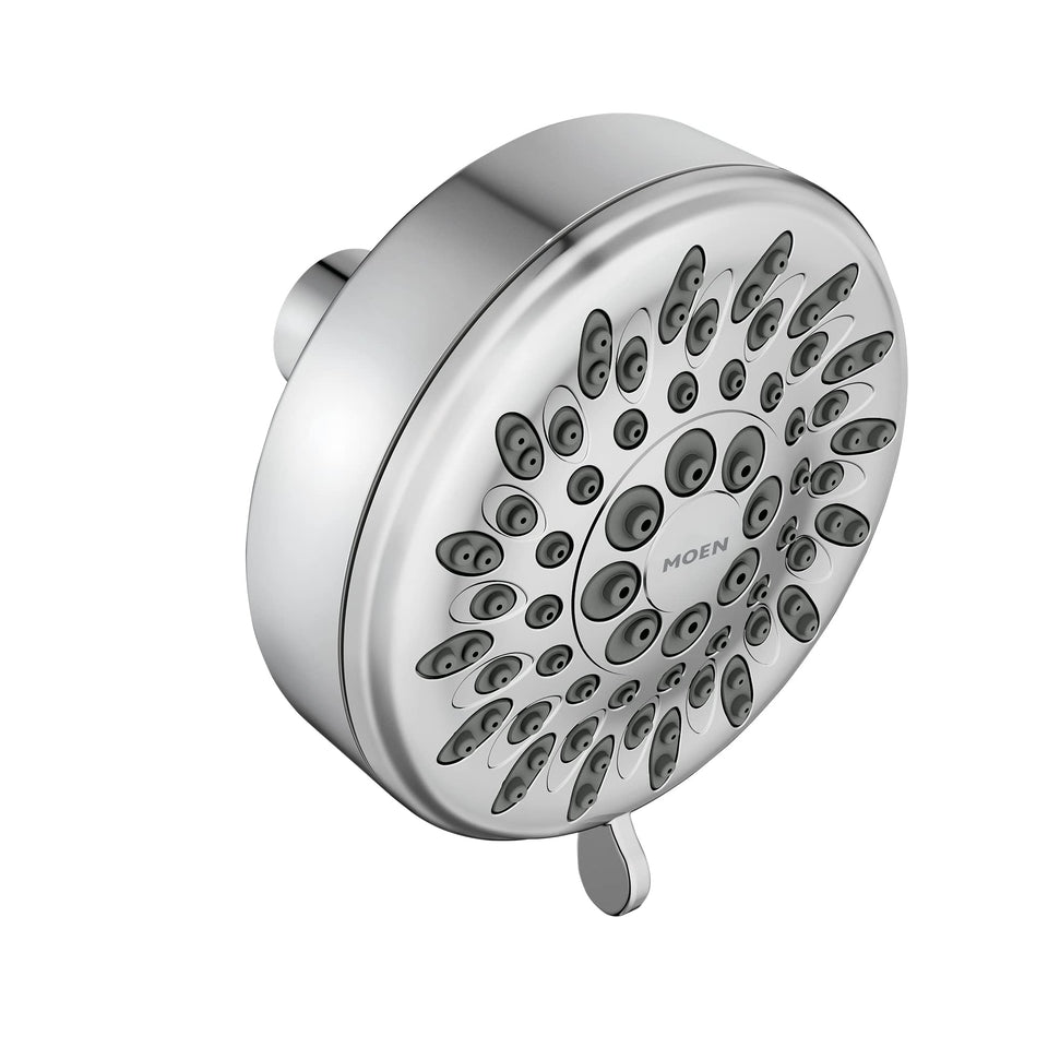 Moen Ignite Chrome five-function shower head with versatile spray options