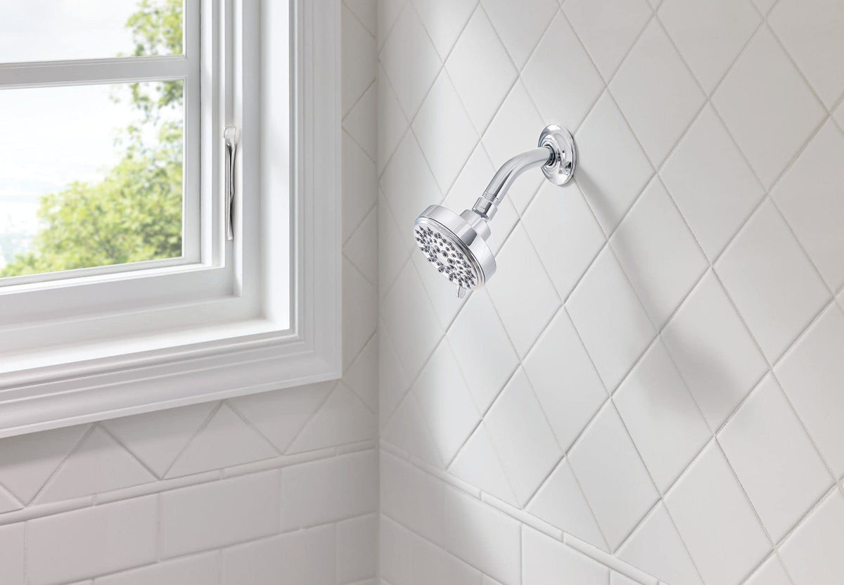 Moen Ignite Chrome high-pressure 2.5 GPM flow for thorough rinses