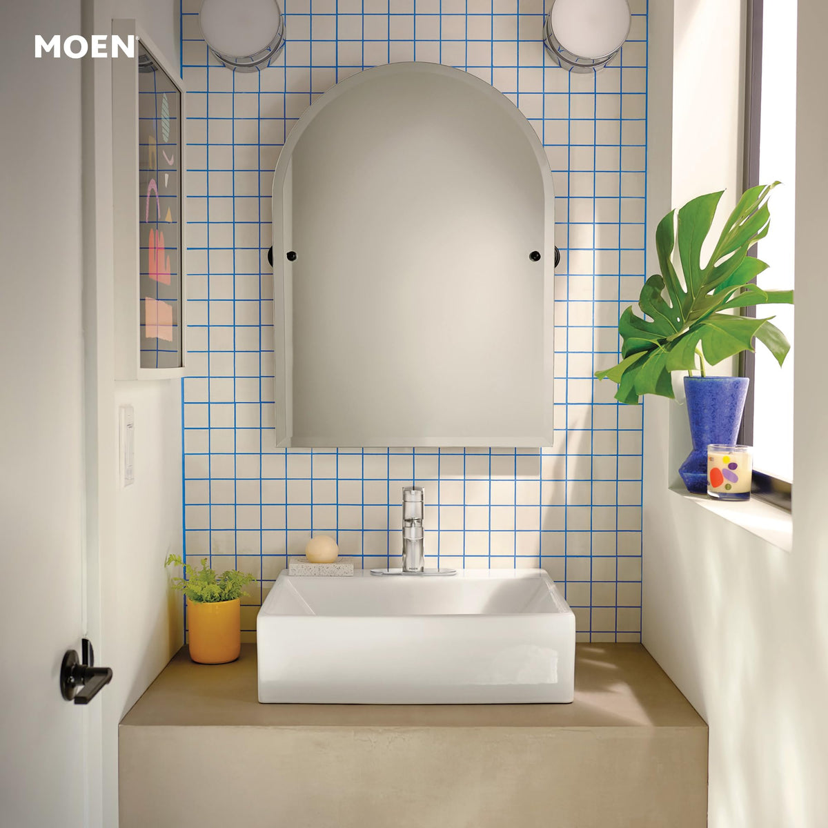 Moen Laris chrome faucet durable finish resists tarnish over time