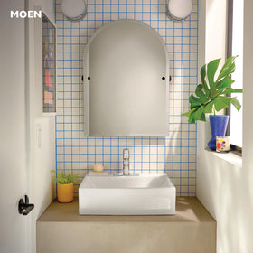 Moen Laris chrome faucet durable finish resists tarnish over time