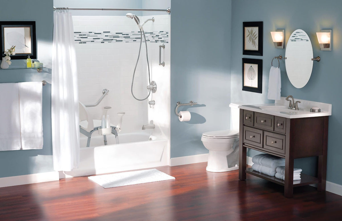 Moen limited lifetime warranty badge highlights finish protection
