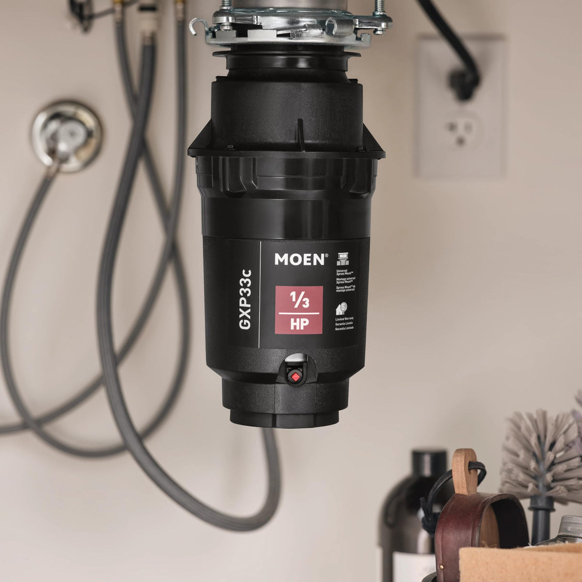 Moen Lite Series Pro eco-friendly waste reduction in action