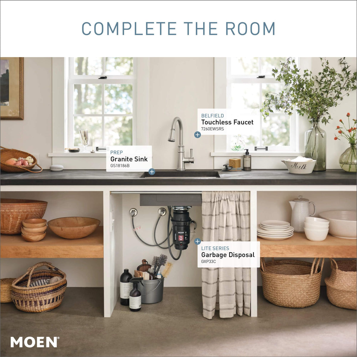 Moen Lite Series Pro five-year warranty with in-home service