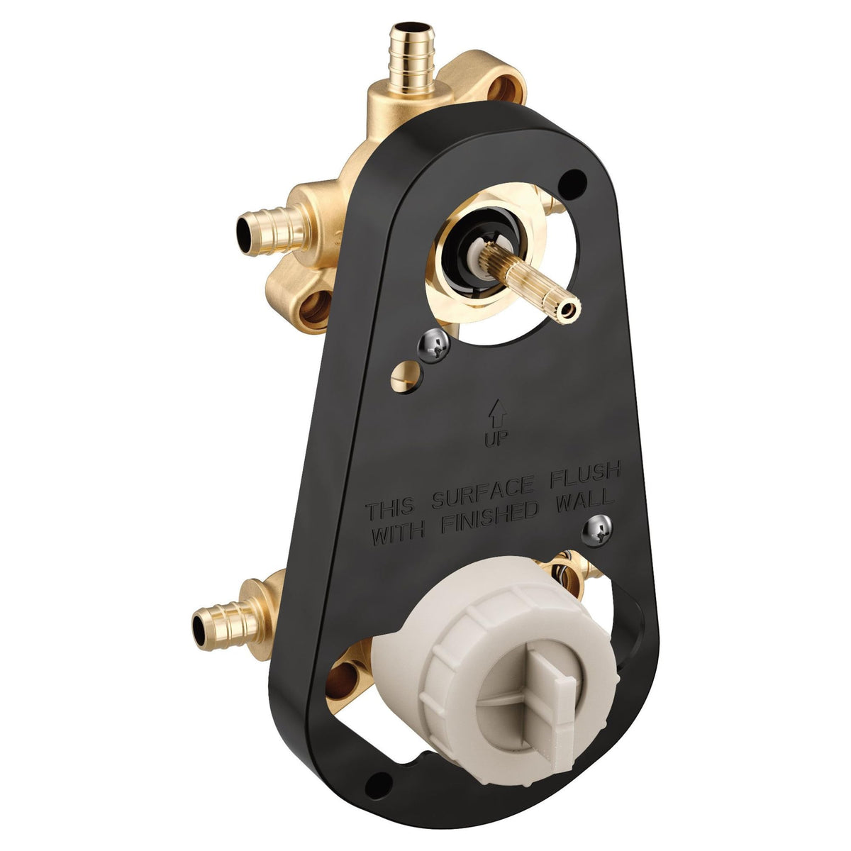 Moen M-CORE volume control lets you tailor flow.