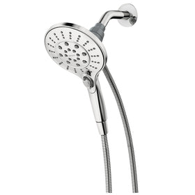 Moen Magnetix six-function spray face offering customizable massage and rinse options.