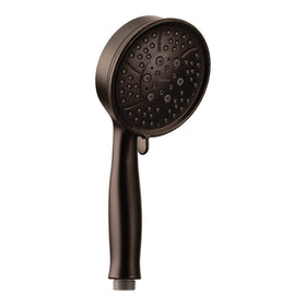 Moen 164927ORB showerhead in oil rubbed bronze with invigorating spray for an energy boost.