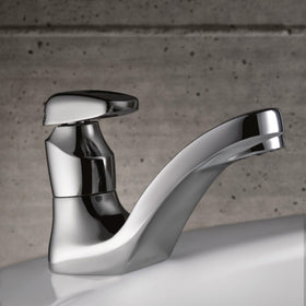 Moen one-hole installation image illustrating compact through-hole design