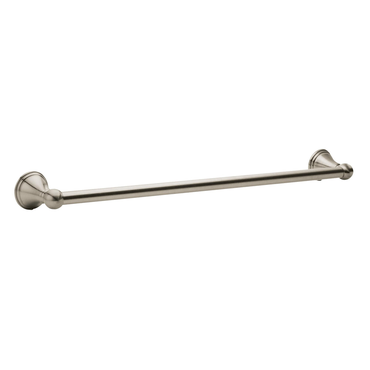 Moen Preston 24-inch towel bar in brushed nickel for tidy bathroom towels