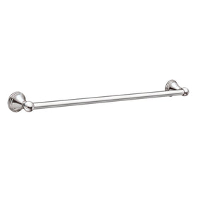 Moen Preston chrome towel bar installation template aids wall mounting.