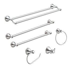 Moen Preston towel bar supports heavy towels without bending