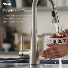 Moen Riley Duralock quick connect makes installation simpler and quicker