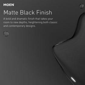 Warranty badge indicating Moen Ronan durability and coverage