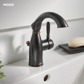 Moen Sarona spot resist brushed nickel finish close-up shows fingerprint resistance.