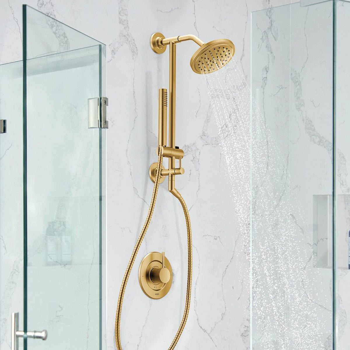 Moen shower handle durability backed by a lifetime warranty