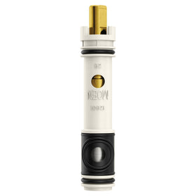 Moen single-handle faucet replacement cartridge for smoother operation.