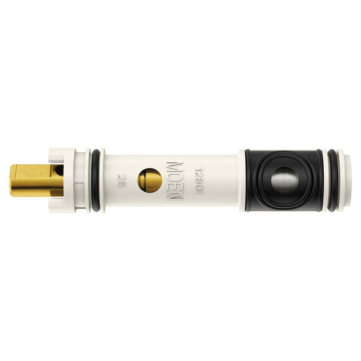 Moen twisting cap included to aid cartridge removal during DIY repair.