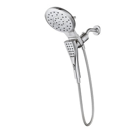 Moen Verso handshower attached to Magnetix dock for easy detachment.