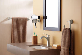 Moen Voss bathroom collection items matched for a unified look