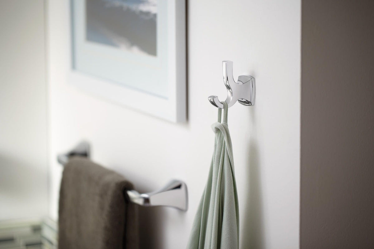 Moen Voss brushed nickel finish radiance under bathroom lighting