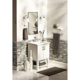 Moen Voss wall mounted open ring provides easy towel access