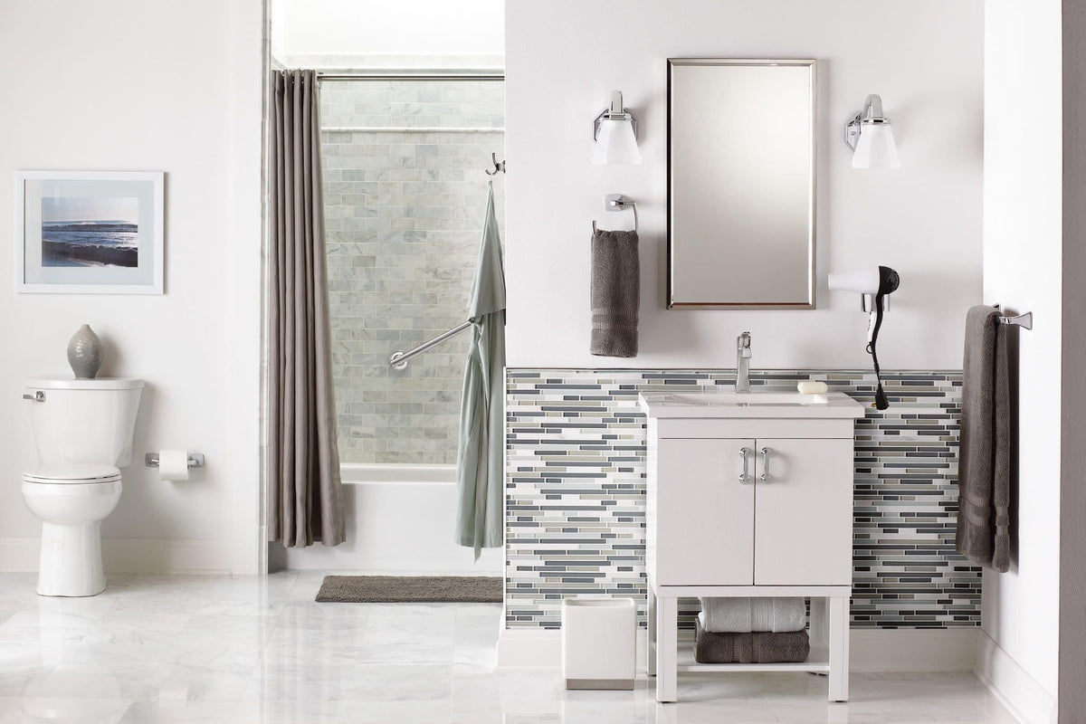 Moen Voss wall mounted towel bar installation hardware and setup