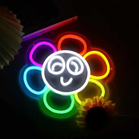 MOERBENCHI smile-face LED neon light for warm mood