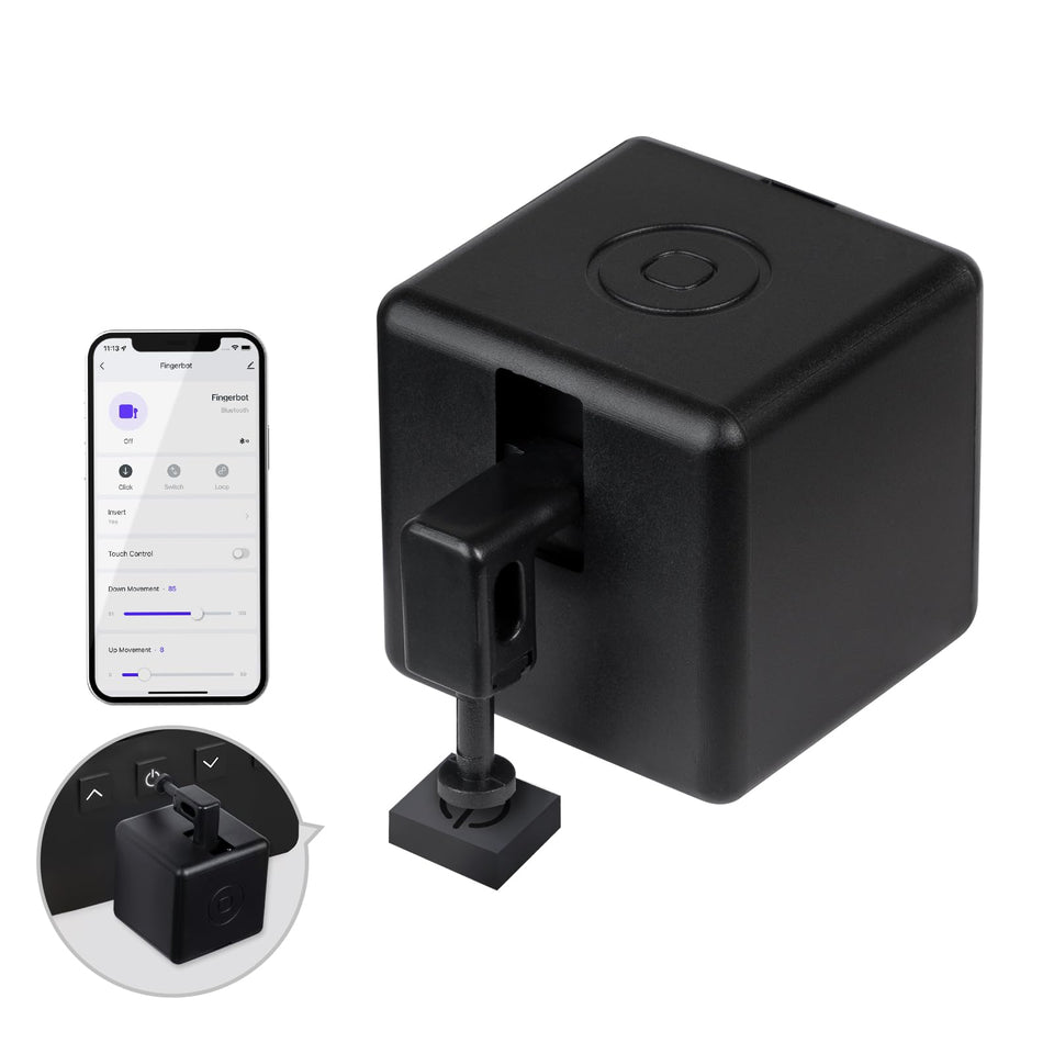 MOES Fingerbot Plus touch control turns a switch into a smart button.
