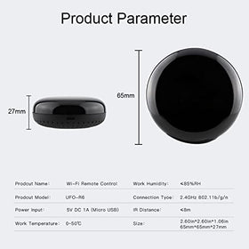MOES IR remote controlling air conditioner via app and voice.