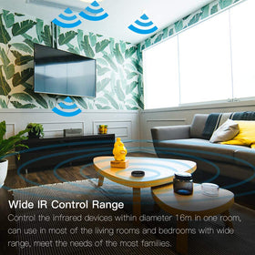 MOES IR remote with Alexa/Google Assistant voice control capability.